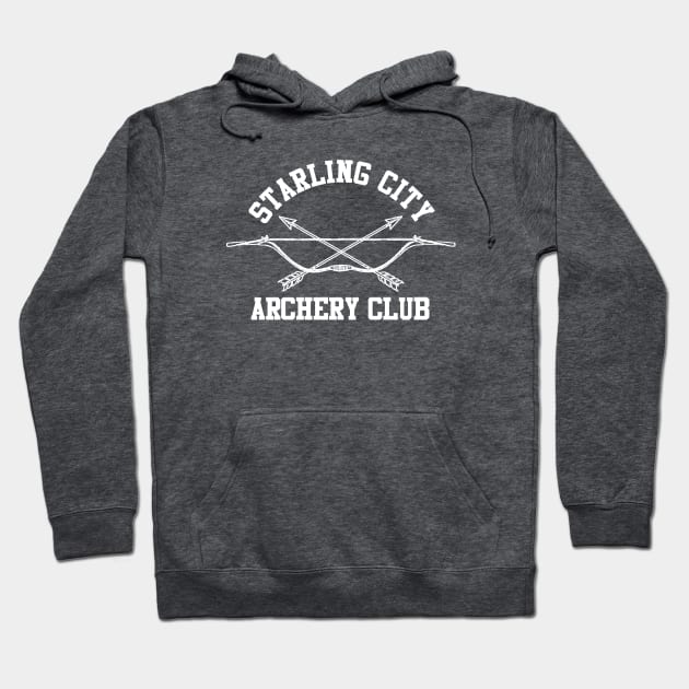 Starling City Archery Club – Arrow, Ollie Queen Hoodie by fandemonium